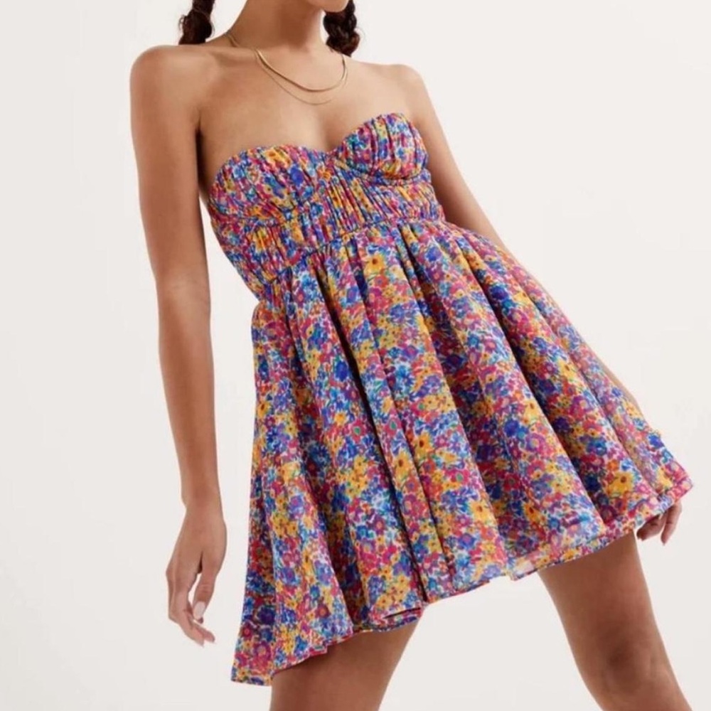 NWT For Love and Lemons Sasha Mini Dress